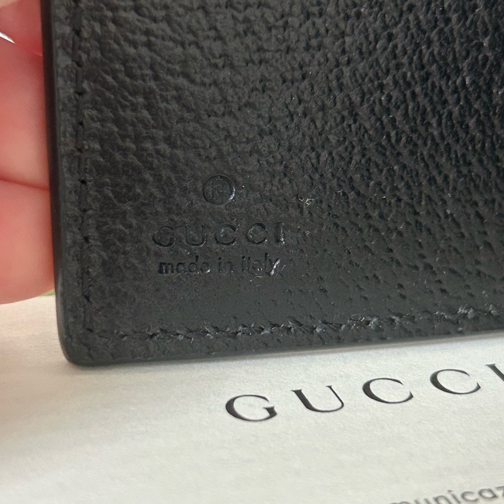 GUCCI GG Marmont leather bi-fold wallet NEW with box dust bag care booklets SOLD - Picture 10 of 16